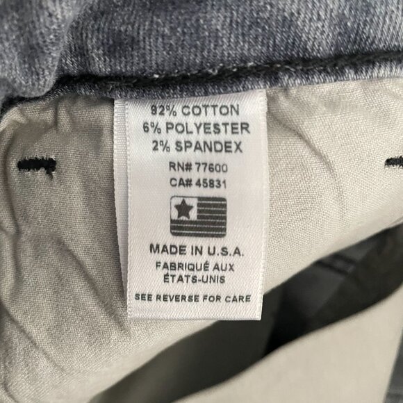 Sandrine Rose Womens 28 Jeans Gray Distressed High Rise Skinny Denim Grunge - Picture 7 of 11